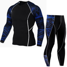 Load image into Gallery viewer, Thermal Mens Underwear   Long Sleeve Fitness Tights Men's Compression Elasticity Quick Dry Breath  Men's Thermal Underwear  4XL