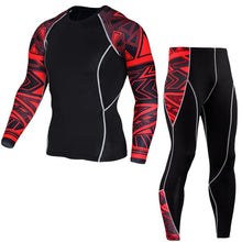Load image into Gallery viewer, Thermal Mens Underwear   Long Sleeve Fitness Tights Men's Compression Elasticity Quick Dry Breath  Men's Thermal Underwear  4XL